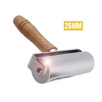 비슈몰유통 가죽 엣지 쇠롤러 공예 본드접착 본딩 폭26MM, 1개