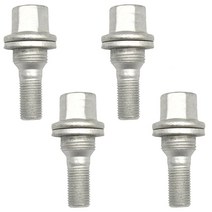 4pcs 17mm 자동차 휠 너트 볼트 푸조를위한 평평한 좌석 206 308 3008 207 CC SW 508 CITROEN C5 C4L 540567, 하나, 보여진 바와 같이