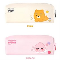 카카오프렌즈 봉제 필통 펜 파우치 다용도 화장품 예쁜 뷰티 브러쉬, 어피치(9260)