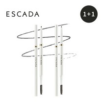[1+1]에스까다 슬림 웨어 아이브로우, 01호 그레이브라운 + 02호 다크브라운