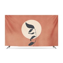 명화 티비 TV 덮개 가리개 인치 종류별 무지개 럭셔리 거실 모니터 먼지 커버 42 55 65 75 액자 풍경 HA11, 65인치 희망