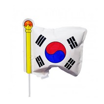 컬러룬 태극기 색칠놀이 키트(벌크 10입) 장난감 키즈 공작 어린이 교육용 완구 선물 클레이 교구 만들기, 단일옵션, 단일옵션
