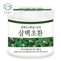 푸른들판 국내산 삼백초환 200g(통) 삼백초잎 뽕잎 상엽 진피, 1개