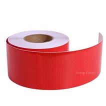 가정용금고 10cm x 10m 반사 스티커 안전 Lowes 크리스탈 형광 인쇄 체크 무늬 빨간색 흰색 능직 비닐 도로 마킹 테이프, 6.red
