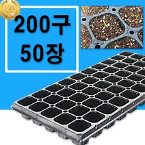육묘트레이 200구 50장 모종 육묘 포트 트레이 화분