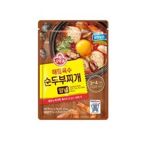 (무)오뚜기 해물육수순두부찌개양념115gX5개, 5개, 115g