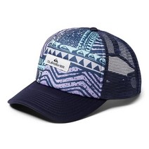 Quiksilver 남성용 Buzzard Coop 트러커 모자 네이비 블레이저