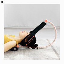 양방향 목 이완기 넥힐링 목스트레칭기, 화이트