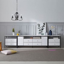 모모거실장 2900 3단 1인가구 티비다이 서랍장 협탁pqr707, MMSg_화이트