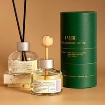 랩솔 차량용 방향제 디퓨저 자동차 차량 방향제 100ml, 라벤더+코튼+쇼핑백