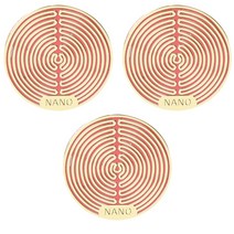 전자파 차단 스티커 전차스 AntiRadiation Metal Sticker for Mobile Phone PC Laptop IPad Refrigerator Uni 634EA 2, 07 B-Gold 3PCS