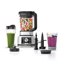 닌자 믹서기 Ninja Foodi 3-in-1 파워 뉴트리 블렌더 2.1L 병 700ml 머그 및 400ml 보울 1200W 스마트 토크 모터 Auto-iQ 기술 CB350EU, 3-in-1 믹서  1200W