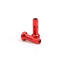 새로운 GUB 100pcs 알루미늄 합금 14G 14mm 자전거 스포크 캡 6 색 MTB 부품 사이클링, red