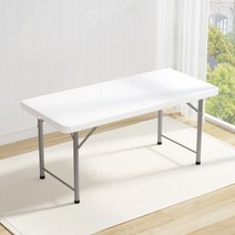 행사용테이블 코스트코 이케아 다이소 플리마켓 테이블 책상, 152cm 화이트