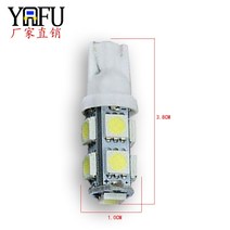 제조 업체 직접 자동차 전구 t1050505smd 와이드 작업 조명 오토바이 차례 LED 번호판 램프, 한개옵션1, 03 green