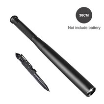 디아멍배트 사회인야구배트 자기 방어 손전등 스틱 led 방수 야구 방망이 알루미늄 합금, 펜으로 36cm aa