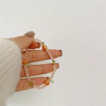 야구선수목걸이 야구목걸이 FFLACELL-새로운 과일 탄성 크리스탈 반지 팔찌 여성을 위한 귀여운 신선한 In, 06 6