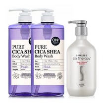 실크테라피 샤인트리트먼트 로즈힙 500ml + 온더바디 바디워시 1000ml x 2p, 1세트