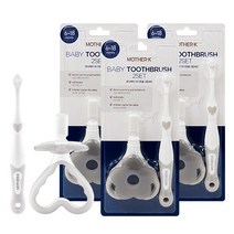 마더케이 아기칫솔 2종 세트, 웜그레이, 3세트