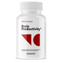 누쿠브 Brain Productivity 두뇌집중력 뇌 활성 영양제 60정, 60캡슐 x 1