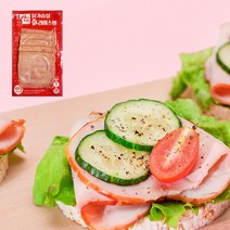 육식토끼 밥싸먹는 닭가슴살 슬라이스 햄 100g, 1팩