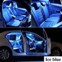 그랜저hg엠비언트 car interior led 조명 canbus for 기타램프용품, 8000k 아이스 블루, i40 (2011-2020)-8pc