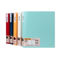A4 멜리브 3cm 3D링 바인더 BM9037 골무늬 PP원단, 노랑