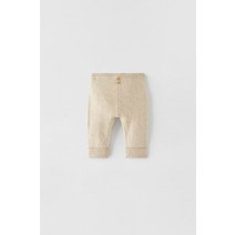 자라 베이비 ZARA BABY 리브드 니트 레깅스 - 샌드 그레이 237227