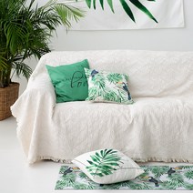 돌 카우치 패드 흙 가격 심플 쇼파수선 보들보들 방수 매트 만능, 230x340cm, 화이트 T타입