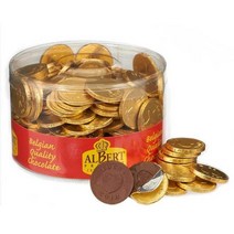 알버트 프리미어 벨지안 황금코인초콜릿 1kg, 1개