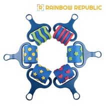 시둥마켓 +[시둥마켓]+_ 롤러장난감 스펀지도장 무늬장난감 도장장난감 스폰지롤러 미술놀이, 레인보우 리퍼블릭 EVA 대형 롤러 6종세트(모양