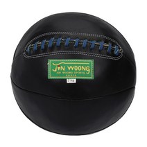 브랜드없음 진웅 가죽 메디신볼 3kg 블랙, 상세 설명 참조