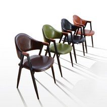 PNS-206 우드팔걸이 철재의자 업소용 까페 식탁, 그레이