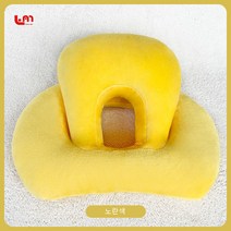 LoveMe 경추베개 높은베개 숙면베개 오피스 낮잠 인공 수면베개 눕는 베개 눕는 낮잠 낮잠베개 낮잠베개 가볍고 편리한 사무실 점심시간 언제 어디서나 휴식, 노란색