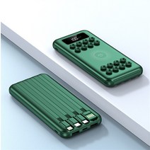 파워뱅크 보조 배터리 베터리 마그네틱 Qi 무선 충전기 보조베터리 20000mAh 아이폰 12 S20 poverbank에 대, [01] 10000mAh, 03 green_01 10000mAh