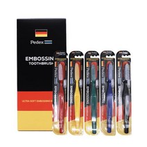 페덱스 울트라 엠보싱 초극세모 칫솔 6박스(30개입) 독일제 칫솔모 롱헤드 대왕칫솔 왕칫솔