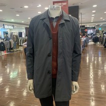 인디안 트레몰로 세정 *이월 80% 초특가 봄 가을 간절기 내피 탈부착 실용적인 블루 그레이 바바리 트렌치 코트 -7881