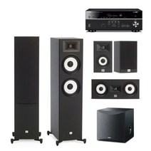 야마하 RX-V685 + JBL Stage A190 5.1채널스피커A120/SW050, 5.1스피커(우드.월넛)