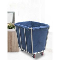 세탁물 카트 수거함 빨래통 사우나 찜질방 업소용 수건, B형 10관 브라운