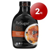리암마켓 RxSugar 알엑스슈가 오가닉 메이플 맛 시럽 473ml 1팩, 2팩