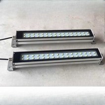 노란 불빛 방수 작업등 작업 램프 시골 LED 조명 야간, LED 메탈 램프 220V5w 길이 220mm