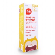 비앤비 베이비치약 겔형(딸기향) 60g(4개월-4세) 유아치약, 60g, 1개