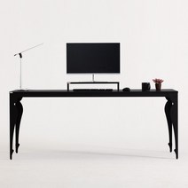 다가구 뉴베르디 1800 x 800 컴퓨터 책상 노트북 거실용 식탁, 블랙+블랙(상판):블랙(프레임)