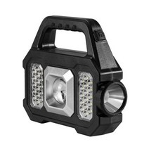 led 초강력 사냥용 써치라이트 후레쉬 LED 휴대용 탐조등 미끄럼 방지 방수 태양열 핸드 헬드 손전등 등산 하이킹용 사이드 라이트와 다기능, 주도의