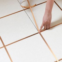 타일 줄눈테이프 실링 스티커 50M, 10mm, 골드