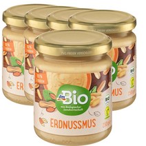 디엠바이오 dmBio peanut butter 독일 땅콩버터 스프레드 잼 250g, 5팩
