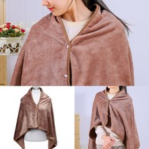 망토 담요 70X130CM 브라운 덮는이불 여름무릎담요