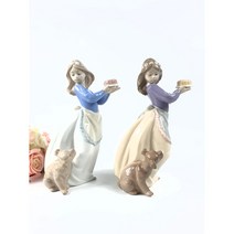 [새상품]스페인 나오 야드로 생일축하해 예쁜소품 도자기인형피겨린, 블루