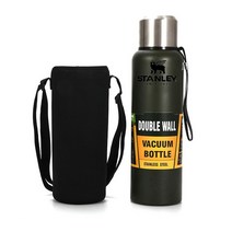 스탠리 500ml 1000ml 이중 벽 스테인레스 스틸 보온 물병 플라스크 진공 커피 컵 텀블러 자동차, 04 Green_01 500ml