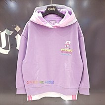 [신디키즈]#기모처리와 넉넉한 품으로 입었을때 따뜻하고 편안하고 길이감도 적당해서 부담없이 입을수 있는 아이템!!@에스더 버니 기모 후드 레이어드 티 CIMH21N03@NC서면점